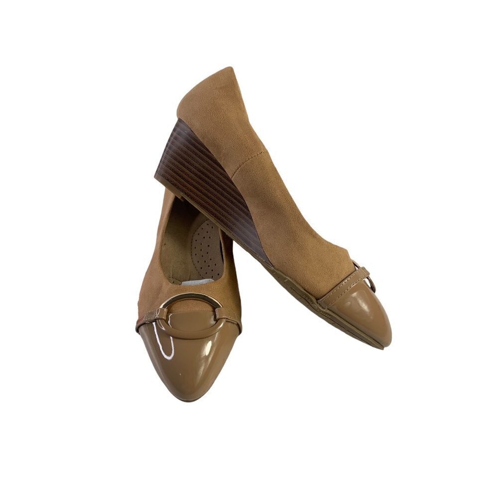 Dexflex Women's Tan Casual Wedges - Picture 2 of 5